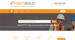 Desktop Screenshot of pointsbuild.com.au